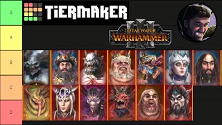 Warhammer 3 Legendary Lord Tier List [upl. by Yelwar691]