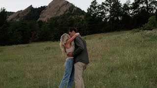 Estes Park Colorado Engagement shoot with their PUPPY [upl. by Acirem]