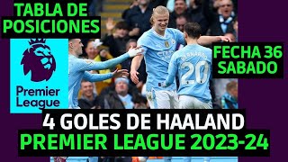 ARSENAL Y MANCHESTER CITY GOLEAN POR LA FECHA 36 DE LA PREMIER LEAGUE 202324 Y SIGUE LA LUCHA [upl. by Napas112]