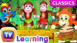 Five Little Monkeys Jumping on the Bed  The Smart Monkeys  Kids Songs  ChuChu TV Classics [upl. by Anide]