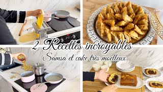 Recette Samssa algérienne 🇩🇿 pâte feuilletées  1 jour de vacance [upl. by Ydna]