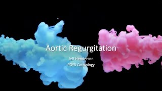 Echocardiographic Evaluation of Aortic Regurgitation [upl. by Geraud]