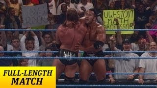 FULLLENGTH MATCH SmackDown  Triple H vs The Rock  WWE Championship [upl. by Sitruc]