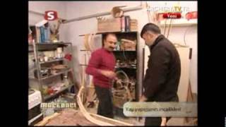 Maceracı  Türk Yayı Yapımı  Bowmaking on National Turkish TV Channel [upl. by Ehud]