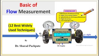 Basic of Flow Measurement Principle Details of 12 Most Popular Flow Meters in Industry [upl. by Leynad470]