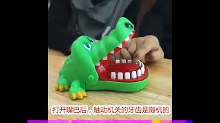 Crocodile Teeth Toys Alligator Bite Finger Game Kids Reaction Training Chinese Tradition Lion [upl. by Jeanine803]