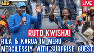 AZIMIO LA UMOJA TODAY LIVE  RAILA AND KARUA IN MERU  RAILA IN MERU  KARUA IN MERU  AZIMIO TODAY [upl. by Nioe]