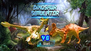 Oviraptor vs Protoceratops Fight  Oviraptor Simulator  Android Gameplay 7  Dinosaur Simulator [upl. by Assiralc377]