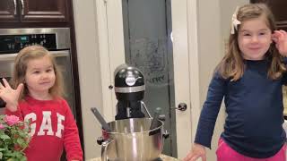 Leya and Sonia learn to cook Moldavian Mucenici  Easy Recipes and So Yummy Kids Videos [upl. by Otecina708]