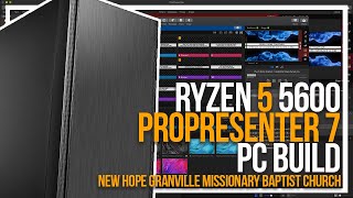 2022 PROPRESENTER 7 PC BUILD  RYZEN 5 RTX 2060 [upl. by Haek]