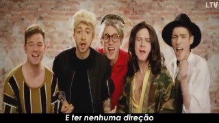 One Direction  History PARÓDIA Key of Awesome  Legendado PTBR [upl. by Eerdna473]