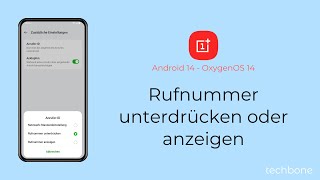 Rufnummer unterdrücken oder anzeigen  OnePlus Android 14  OxygenOS 14 [upl. by Darnell]