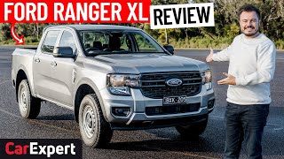 2023 Ford Ranger XL inc 0100 review One of the cheapest Rangers you can buy [upl. by Havard]