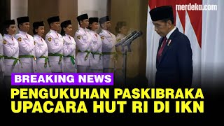 🔴 LIVE  Pengukuhan Paskibraka Upacara HUT ke79 RI di IKN [upl. by Rebmac762]