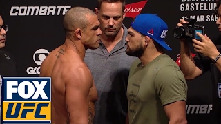 Vitor Belfort vs Kelvin Gastelum  WeighIn  UFC FIGHT NIGHT [upl. by Rybma]