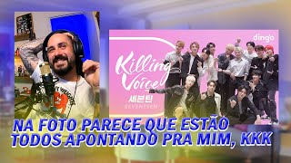 Seventeen Killing Voice  Dingo Music  Reagindo pela primeira vez [upl. by Annayar160]