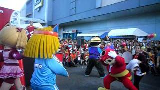 Jollibee and friends Dancing  Jollibee Davao FunRun012912 [upl. by Mariel275]