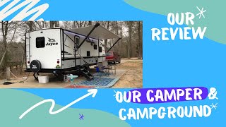 Review of Forklandcampground in Demopolis  Alabama and review of our camper [upl. by Jeannine873]