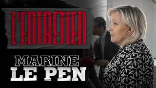 Lentretien  Marine Le Pen expose son programme aux Contribuables [upl. by Enautna]