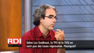 Gérald Fillion  TVQ taxe régressive [upl. by Girish723]