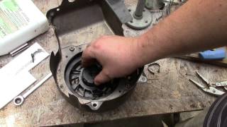 HOW TO repair a Pull Cord on a Briggs and Stratton Lawnmower [upl. by Elleirua]