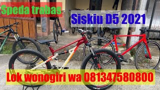 JUAL SEPEDA MURAH Ada sepeda fullsus siskiu D5 lok wonogiri wa 081347580800 [upl. by Keligot]