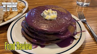 IHOP Wonkas Purple Pancakes 🎩🥞  Food Review [upl. by Chrysa]