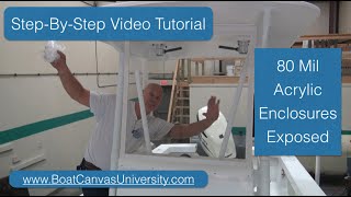 How To Make Boat Canvas Pattern Boat Canvas Tips And Tricks [upl. by Monteria]