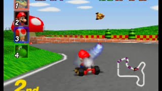 Mario Kart 64  Mario Raceway N64 [upl. by Standing374]