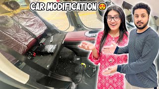 GARI KI MODIFICATION KERWA LI ♥️  Iqra Ka Reaction 😍 [upl. by Hausner]