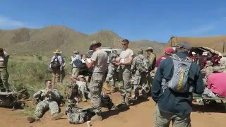 Bataan Memorial Death March 2016 FULL 262 MILE COURSE [upl. by Balfore434]