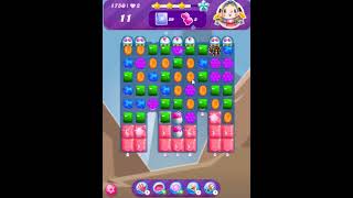 Candy Crush Saga Level 1750  3 Stars 22 Moves Completed No Boosters [upl. by Notgnilliw]