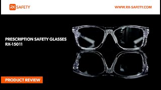 Prescription Safety Glasses RX15011  ANSI Z87  RX Safety [upl. by Pontone855]