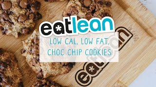 Low Cal Low Fat Choc Chip Cookies Recipe  Eatlean [upl. by Sheba]