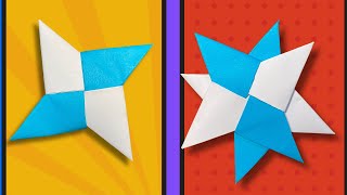 How to Make Ninja Star Paper Easy Transforming  Origami [upl. by Nudd453]