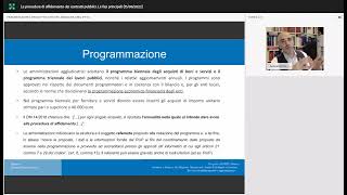 Le procedure di affidamento dei contratti pubblici Le fasi principali 15 06 2022 [upl. by Caswell]