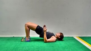 Glute Bridge Exercise  16 Variations [upl. by Ilene]