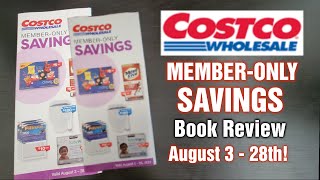 COSTCO MemberOnly Savings Coupon Book Review for AUGUST SALE🔥 [upl. by Newcomer]