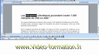 Espacement de caractères dans Word video formation almoudaris [upl. by Misaq]