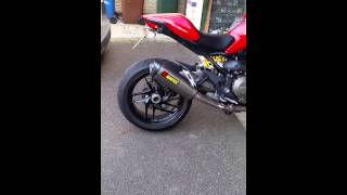 Ducati Monster 1200 with Akrapovic [upl. by Rehc]