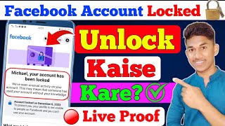 Facebook Account Locked How to Unlock  How to Unlock Facebook Account Your Account has been Locked [upl. by Annawahs183]