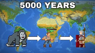 5000 YEARS of WORLD TIMELAPSE in 8 Minutes  WorldBox [upl. by Oigroig203]