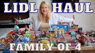 LIDL GROCERY HAUL FAMILY OF 4 MEALS Trying Budget Friendly Food Shop High Protein Diet October 2023 [upl. by Ahdar]