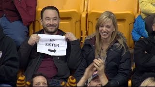 Gophers Kiss Cam Guy Story Behind the Sign [upl. by Gona]