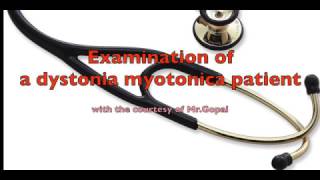 Examination of A Dystrophy Mytonica Patient [upl. by Pilar]