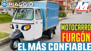 Motocarro Piaggio Ape Furgón Más Rendimiento más ganancias [upl. by Pattison944]