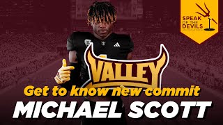 Get to know ASU WR commit Michael Scott [upl. by Bornie]