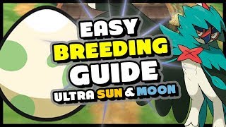 POKEMON ULTRA SUN AND MOON BREEDING GUIDE  How to Breed Perfect IV Pokemon [upl. by Terena]