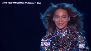 2014 VMA VANGUARD Beyoncé 7 Heaven  Blue [upl. by Navis]