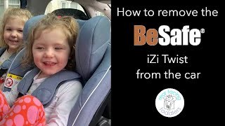 How to remove the BeSafe iZi Twist iSize from the car [upl. by Netsruk455]